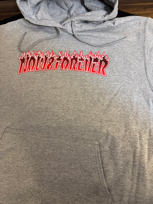 Burning Script Hooded Sweatshirt